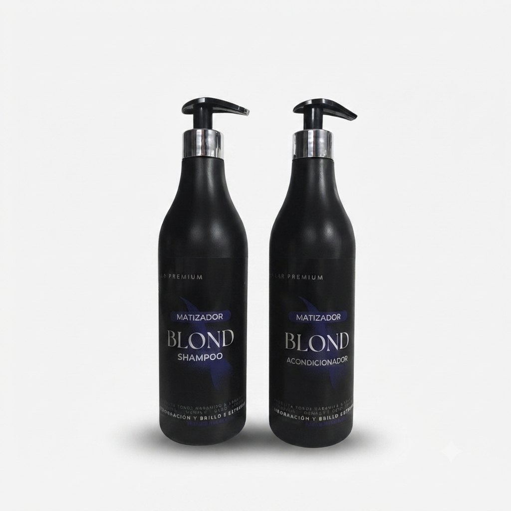 Shampoo y acondicionador matizador 500 ml